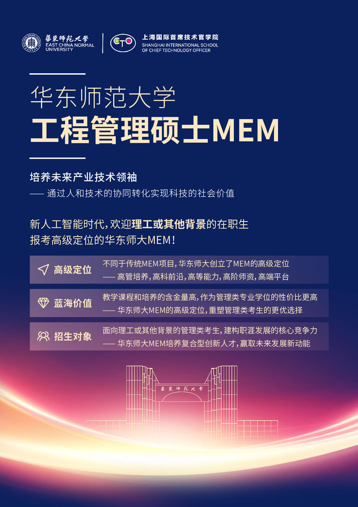 全國(guó)考研報(bào)名開(kāi)始！華東師大MEM亮相全國(guó)研招網(wǎng)首頁(yè)，歡迎廣大考生報(bào)考高級(jí)定位的MEM！